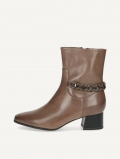 Caprice Stiefelette - Taupe-Nappaleder
