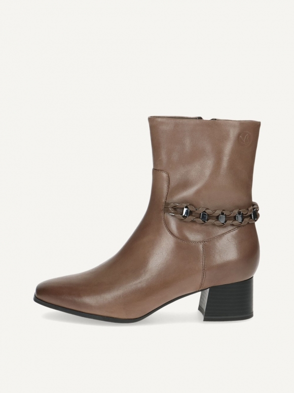 Caprice Stiefelette - Taupe-Nappaleder