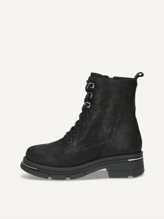 Caprice Stiefelette - Schwarzes Nubukleder