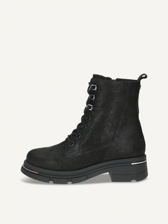 Caprice Stiefelette - Schwarzes Nubukleder