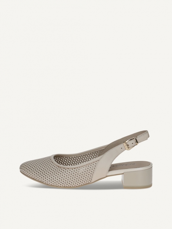 Caprice Slingpumps - Creme-Nappa