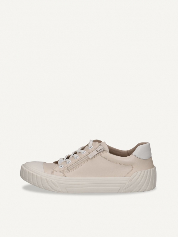 Caprice Sneaker - Cremefarbener Kamm