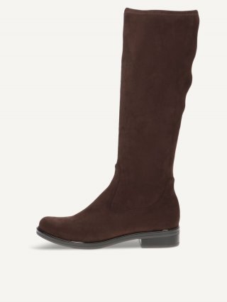 Caprice Stiefel - Dunkelbraunes Stretchleder