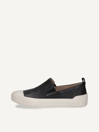 Caprice Slipper - Ozeanfarbenes Softnappaleder