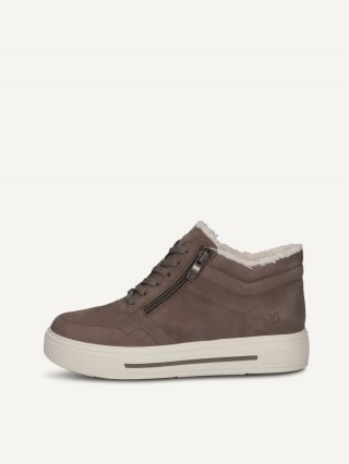 Caprice Stiefelette - Dunkeltaupefarbenes Wildleder