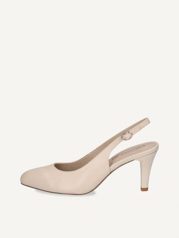 Caprice Slingpumps - Offwhite Nappaleder