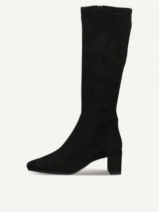 Caprice Stiefel - Schwarzer Stretch