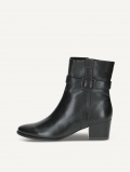 Caprice Stiefelette - Schwarzes Nappaleder