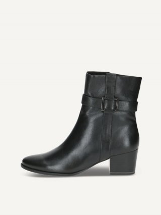 Caprice Stiefelette - Schwarzes Nappaleder