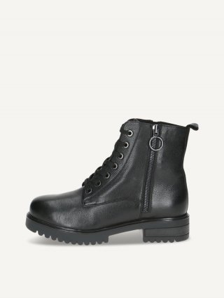 Caprice Stiefelette - Schwarzes Nappaleder