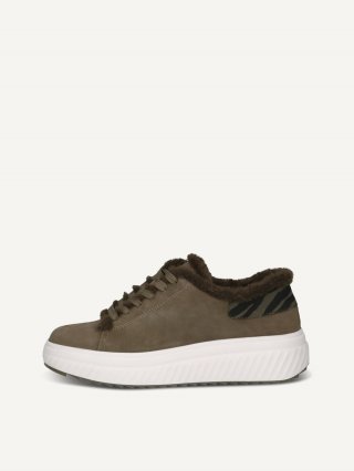 Caprice Sneaker - Khakifarbener Kamm