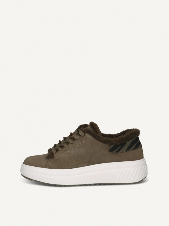 Caprice Sneaker - Khakifarbener Kamm