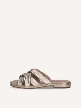 Caprice Pantolette - Platinmetallic