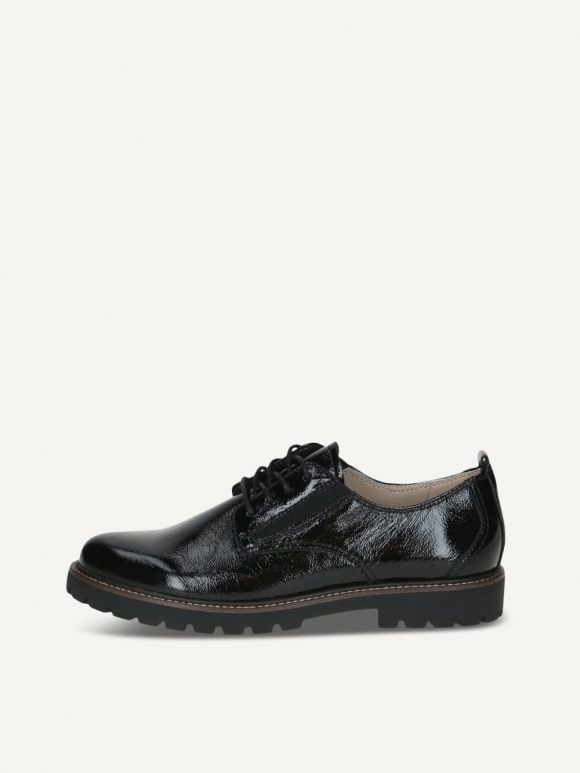 Caprice Halbschuh - Schwarzes Naplakleder
