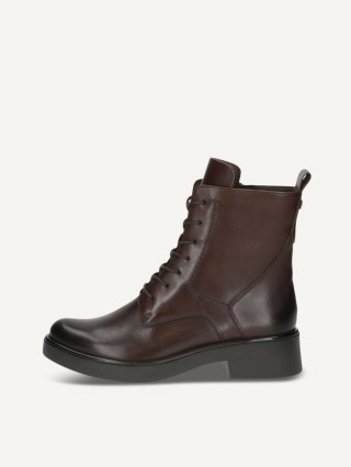 Caprice Stiefelette - Dunkelbraunes Nappa