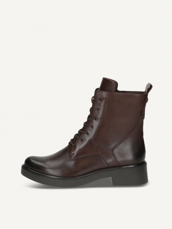 Caprice Stiefelette - Dunkelbraunes Nappa