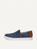 Caprice Slipper - Blaues Kammleder