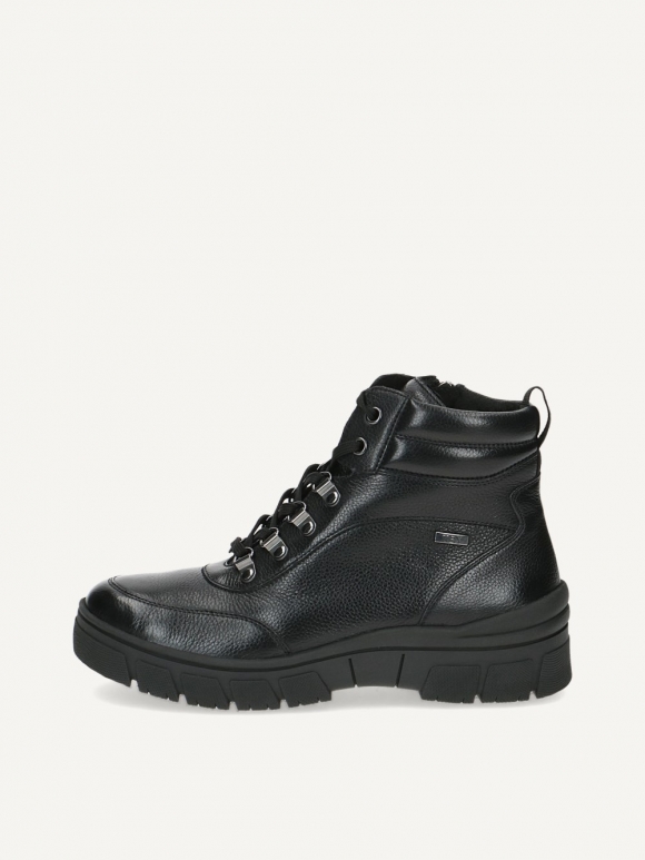 Caprice Stiefelette - Schwarzes Nappaleder