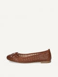 Caprice Ballerina - Cognac-Nappaleder
