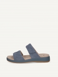 Caprice Pantolette - Hellblaues Wildleder