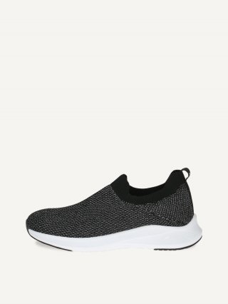 Caprice Sneaker - Schwarzer Strick