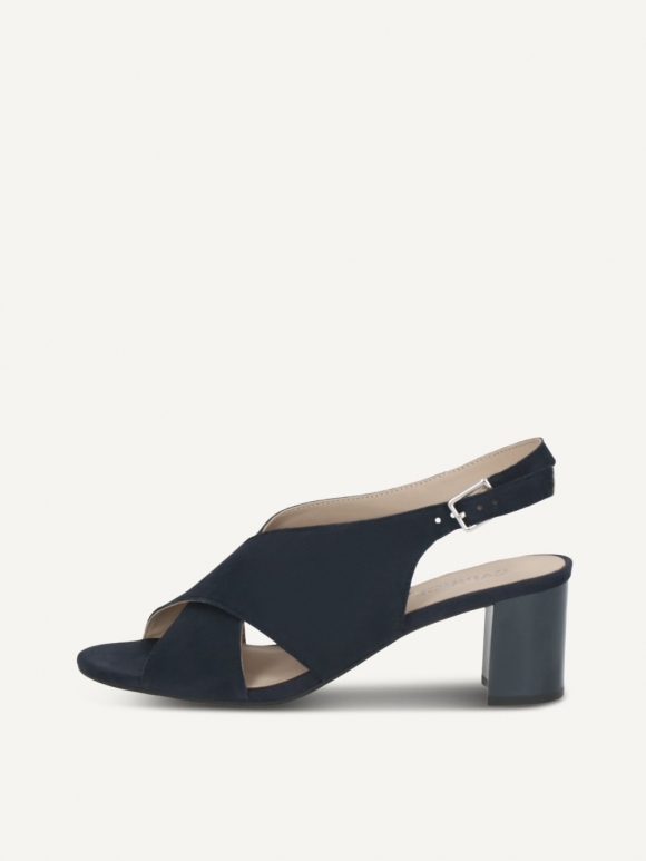 Caprice Sandalette - Ozean-Wildleder