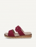 Caprice Slipper - Fuchsiafarbenes Wildleder