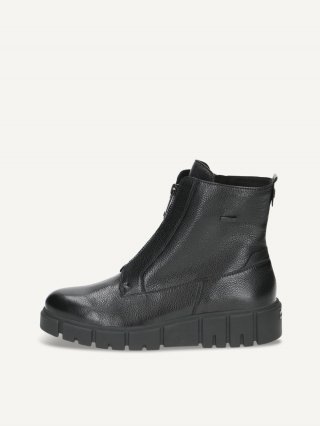 Caprice Stiefelette - Schwarzes Nappaleder