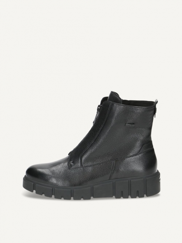 Caprice Stiefelette - Schwarzes Nappaleder