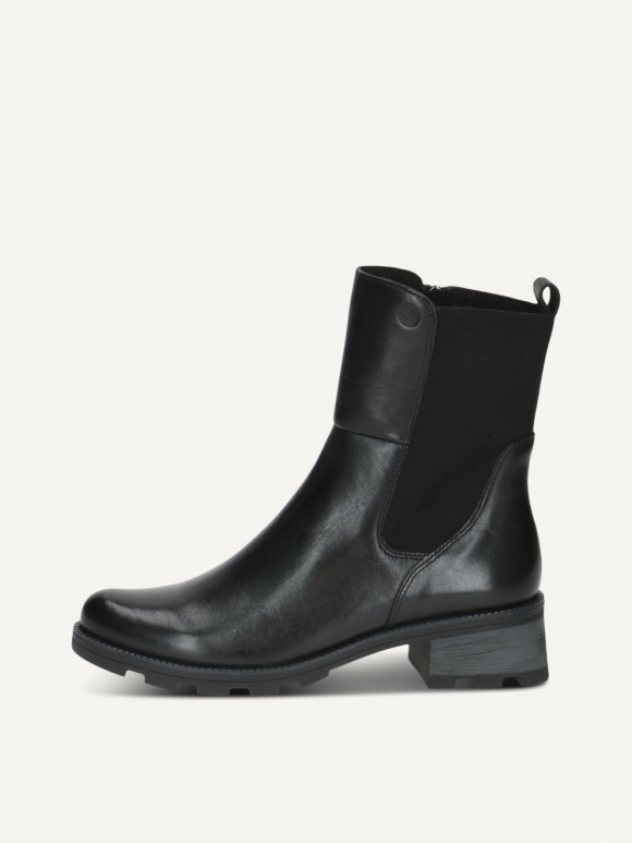 Caprice Stiefelette - Schwarzes Nappa
