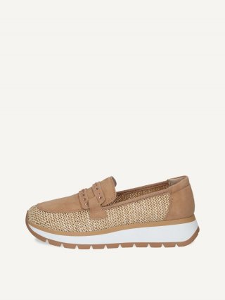 Caprice Slipper - Beigefarbener Kamm