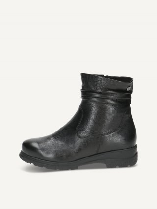 Caprice Stiefelette - Schwarzes Nappaleder