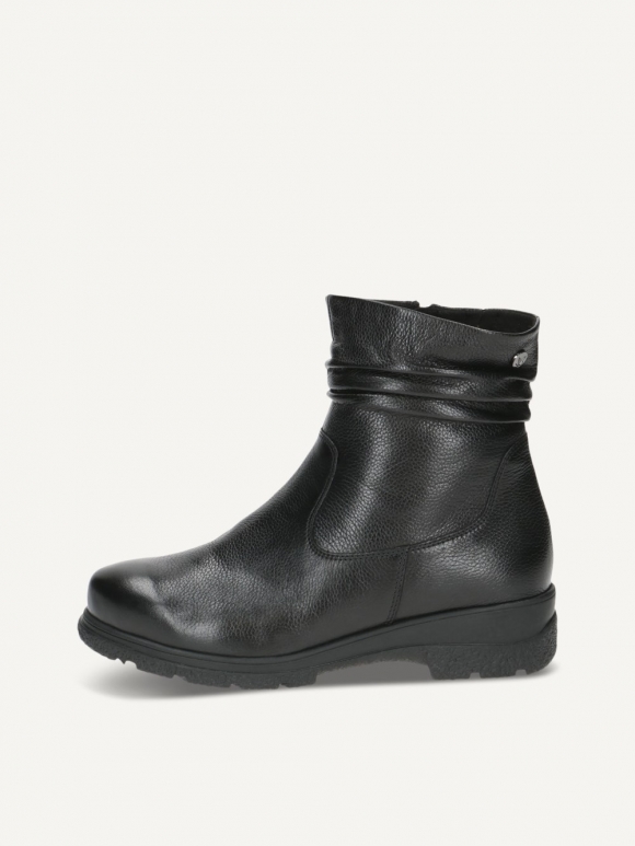 Caprice Stiefelette - Schwarzes Nappaleder