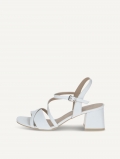 Caprice Sandalette - Weißes Nappaleder