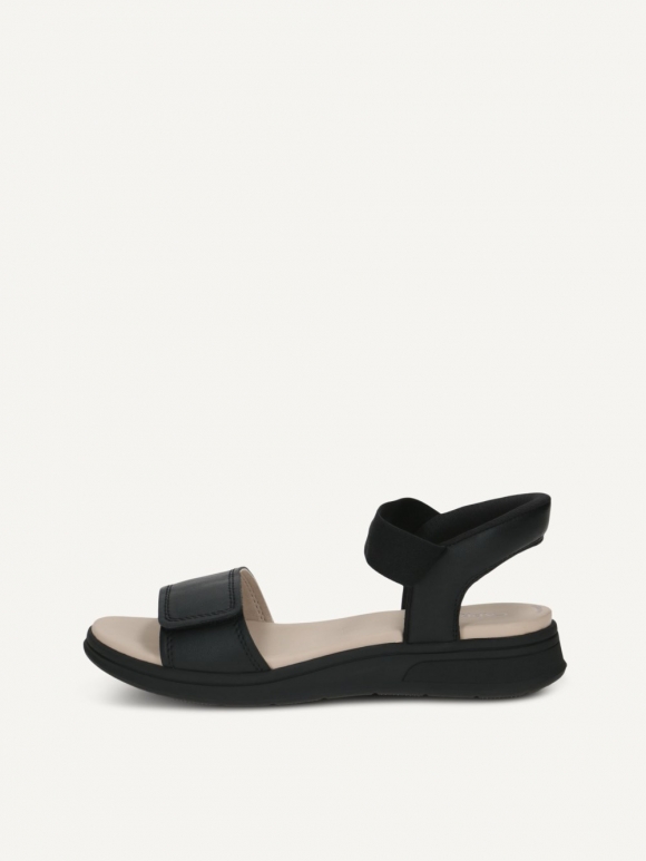 Caprice Sandale - Schwarzes Nappa