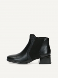 Caprice Stiefelette - Schwarzer Kammleder