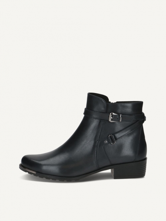 Caprice Stiefelette - Ozeanfarbenes Nappaleder