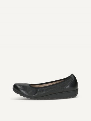Caprice Ballerina - Schwarzes Nappa