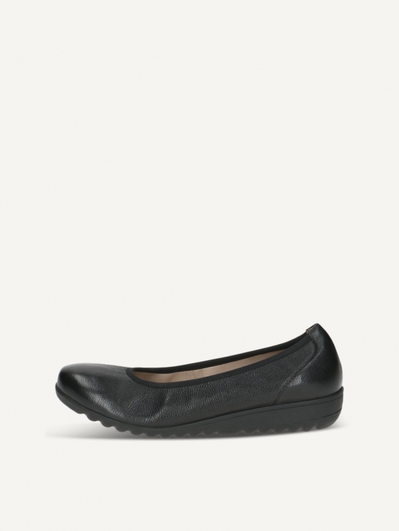 Caprice Ballerina - Schwarzes Nappa