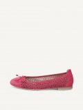 Caprice Ballerina - Rosa Wildleder