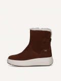 Caprice Stiefelette - Cognacfarbenes Wildleder