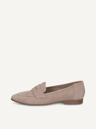 Caprice Slipper - Schlammfarbenes Wildleder