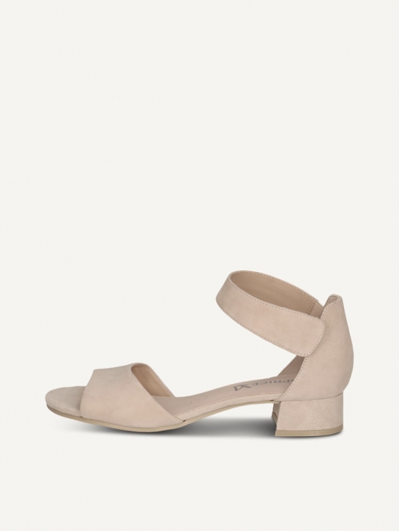 Caprice Sandalette - Beige Wildleder