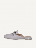 Caprice Sandalette - Hellblaues Perlmuttleder