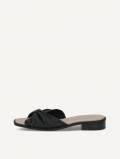 Caprice Pantolette - Schwarzes Nappaleder