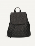 Caprice Rucksack - Schwarzes Nappaleder