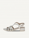 Caprice Sandalette - Off-White/Silber