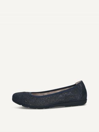 Caprice Ballerina - Ozean-Glitzerleder Caprice Ballerina - Ozean-Glitzerleder