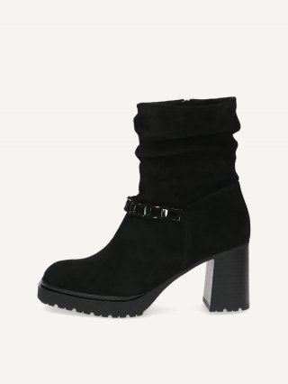 Caprice Stiefelette - Schwarzes Wildleder
