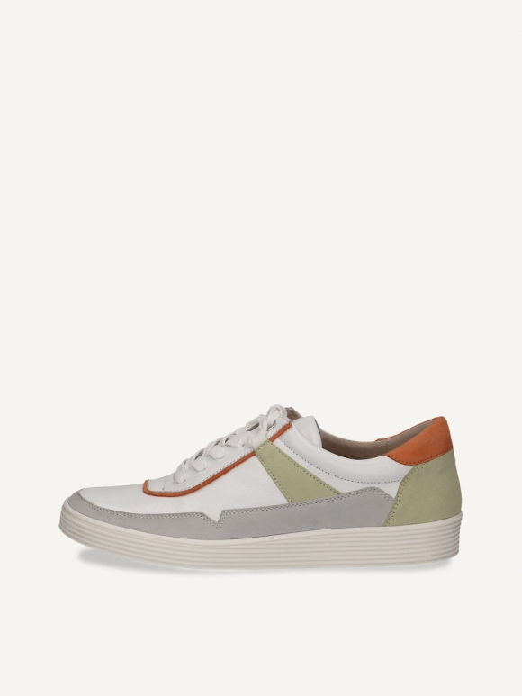 Caprice Sneaker - Hellgraues Kammleder